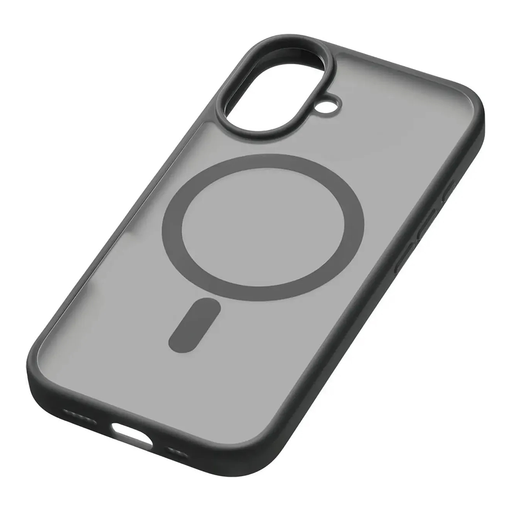 Чехол защитный uBear Cloud Mag Case iPhone 16 Plus, силк-тач, черный